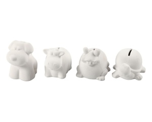 Pusculita din ceramica, diferite animale, 7-10 cm, 50501, Creativ Company