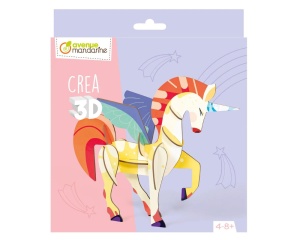 Puzzle 3D model Unicorn My Mandarine, cod PU030C