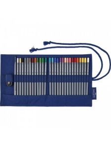 Rollup 27 creioane colorate Aquarelle Goldfaber Faber Castell FC114652