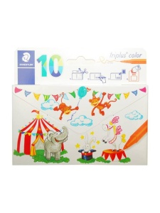 Set 10 carioci Triplus Staedtler 323 CL10