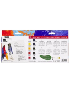 Set 10 x 20 ml Culori de ulei fine XL Oil + 1 pensula Pebeo 920116