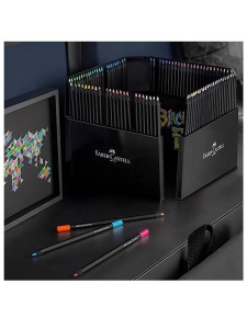 Set 100 de Creioane Colorate Faber-Castell Black Edition 116411