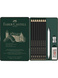 Set 11 Instrumente Grafice Pitt Graphite Matt Faber Castell 115220