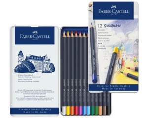 Set 12 Creioane Colorate Goldfaber Faber Castell 11 47 12