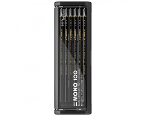 Set 12 creioane grafit, Tombow, TB-MONO-100-AS