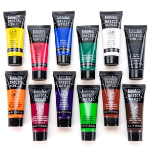 Culori acrilice set 12 x 22 ml Liquitex Basics 3699353