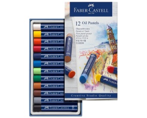 Set 12 pasteluri uleioase Faber Castell FC127012