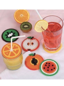 Set 1500 margele termoadezive coastere cu fructe 731580