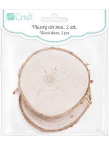 Set 2 felii lemn 6-8cm Dp Craft dpza-014