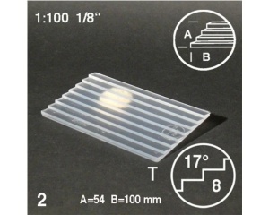 Set 2 placi transparente pentru acoperis 1:100 08.40120.2 Schulcz