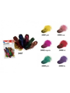 Set 22 pene fazan 6/8cm Meyco