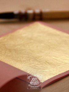 Set 25 foite aur 8 x 8 cm 24K TH24 cu transfer Giusto Manetti 2OABIB