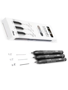 Set 3 Multilinere Copic - 1x Negru si 2 x Gri 22075633