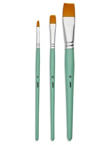 Set 3 pensule varf lat par sintetic Pebeo 952308