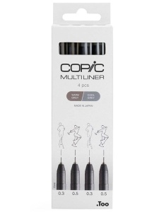 Set 4 Multilinere Gri Copic 22075634
