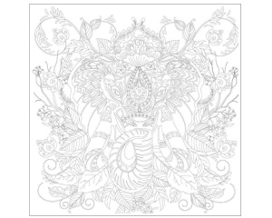 Set 4 planse Art Therapy model Gradina 25 x 25 cm Phoenix 0212040671S1