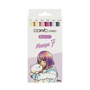Set 5 + 1 Markere Copic Ciao Manga 7 22075564
