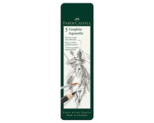 Set 5 Creioane Grafit Solubil Faber-Castell