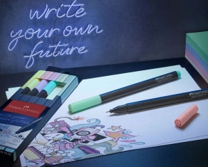 Set 5 linere 0.4mm pastel Faber-Castell FC151602
