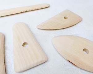 Set 5 ustensile pentru modelaj lut, Phoenix 02110211