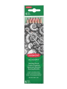 Set 6 creioane de schita Derwent Academy 2300086