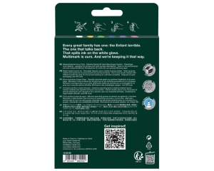 Set 6 markere acrilice Multimark culori intense blister Faber-Castell FC186009
