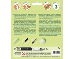 Set 6 sabloane pisici pentru copii Mandarine PO009C