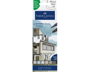 Set 6 sketch marker 2 capete architect goldfaber Faber-Castell FC164807