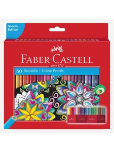 Set 60 creioane colorate Faber Castell 111260