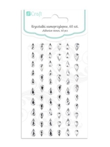 Set 60 pietre adezive picatura Dp Craft grkr-064