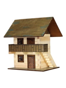 Set constructie arhitectura din lemn Granar Walachia WLMK06, 126 piese