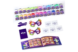 Set creatie Air Clay 36 culori Okto OK70149 pentru modelaj si joaca creativa