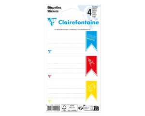 Set de etichete adezive 33,5 x 75 mm Clairefontaine, cod 26C