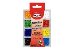 Set Margele Din Sticla Opaca In Blister 60g Diametru 4mm Meyco 132-20