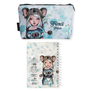 Set Penar cu Fermoar 14x22cm + Sketcbook A6 Aika 900900189SET Drasca