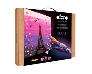 Set Pictura 3D cu Argila Usoara 30x40 cm Paris Okto 10043