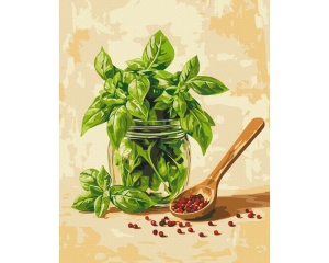 Set pictura pe numere fragrant basil BS54434