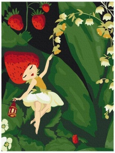 Set pictura pe numere pentru copii Sunberry Fairy 118