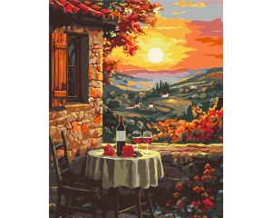 Set pictura pe numere romantic sunset BS54400