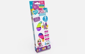 Set plastilina, 9 culori Shine x 15 g, Lovin'do Okto, OK41180
