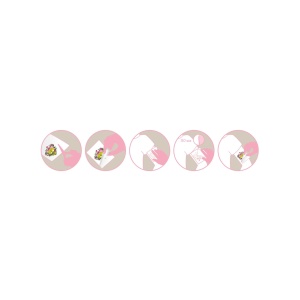 Set Tatuaje Temporare Birds Avenue Mandarine CC055C