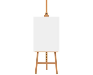 Sevalet Profesional de Studio MEEDEN Basic Large A-Frame din Fag Natur, cod AFE-6057-YM