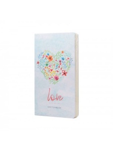 Sketchbook Love is in the air 9.4 x 17.2cm Drasca