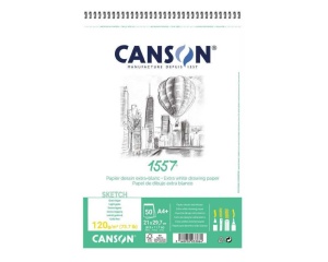 Bloc Schite 1557 Canson 120 g/mp cu spirala