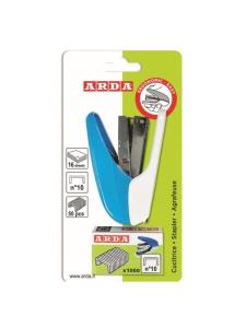 Capsator mini + blister cu 1000 capse Arda CU1