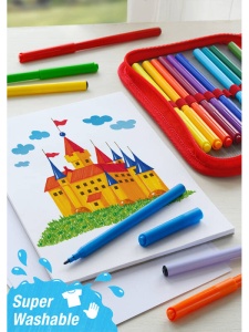 Carioci colorate 2021 set 24 Faber Castell 554202