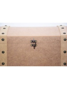 Cufar MDF cu capse decorative Ilyas