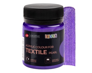 Culori acrilice textile perlate 50 ml Decola pentru bumbac si materiale textile