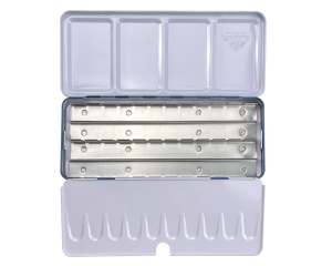 Cutie metalica goala pentru 48 godete acuarela 1/2 Phoenix 0206050303