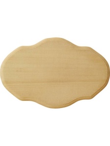 Decoratiune din lemn 20 x 13 cm Meyco 34627
